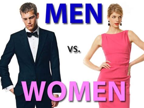 man vs woman.